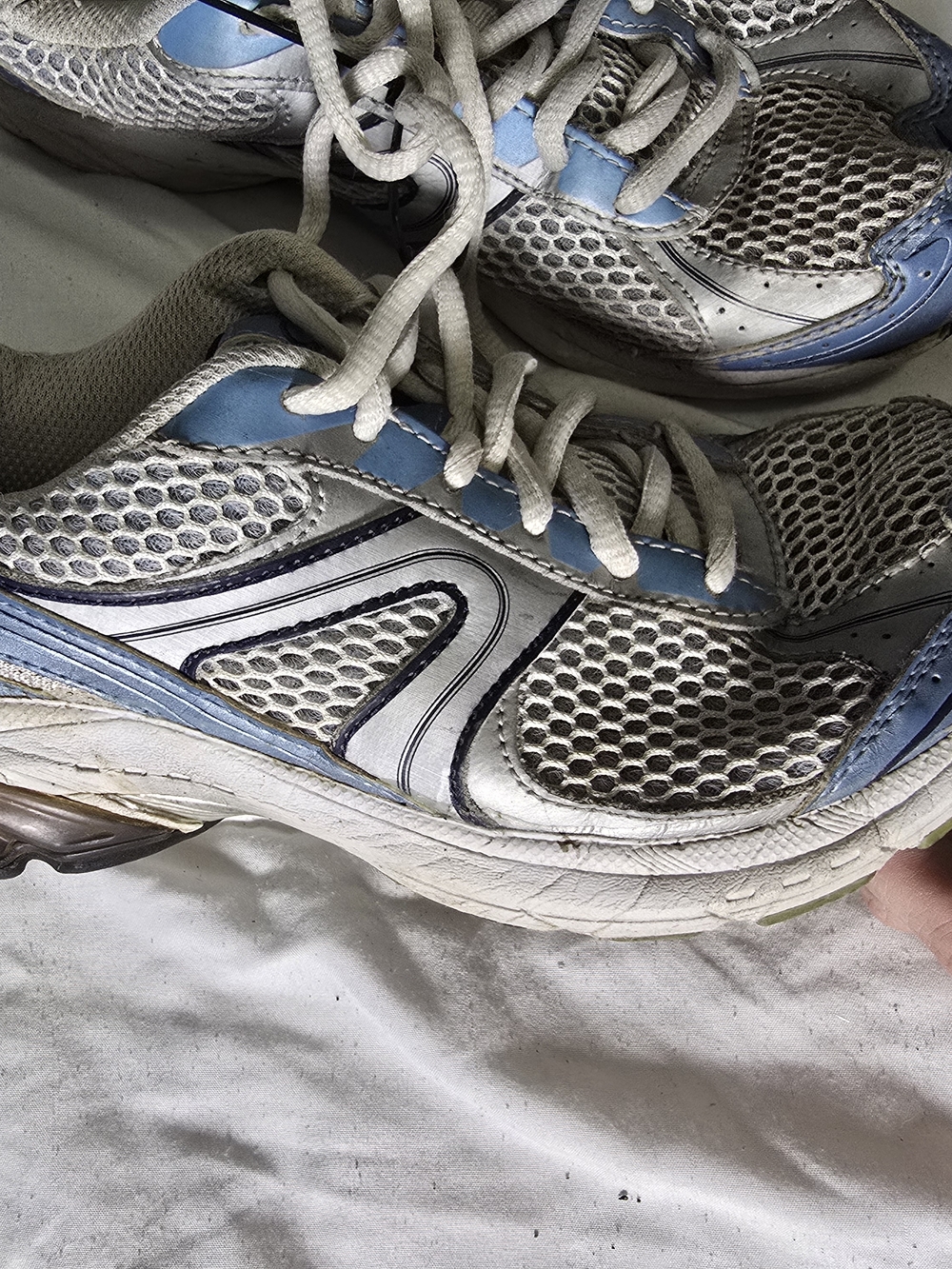 C9 by Champion Women's Mesh Running Sneakers — Light Blue/White